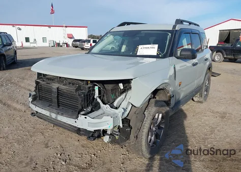 2023 Ford Bronco Sport Badlands из США, поврежденный, VIN 3FMCR9D99PRE37954